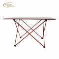 NPOT Camping Side Tables with Aluminum Hard-Topped Folding Table top Ultra light camping kitchen table